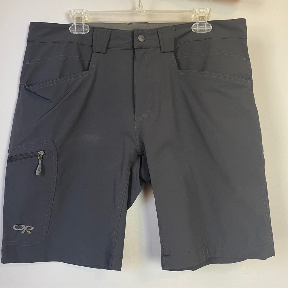 Outdoor Research Men's Charcoal Gray Nylon Shorts